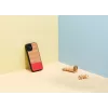 Capa protetora para telemóvel Man and Wood para iPhone 12 mini – padrão espinha de peixe azalea preto
