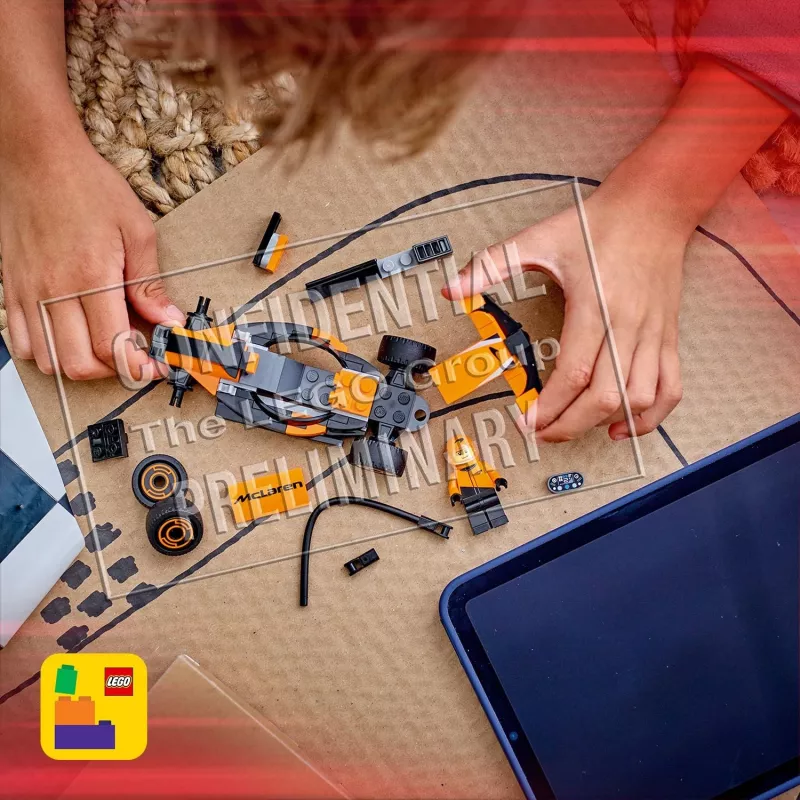 LEGO City F1 Racer McLaren Racing Car 60442 — conjunto de construção, 86 peças, 1 minifigura, a partir dos 6 anos