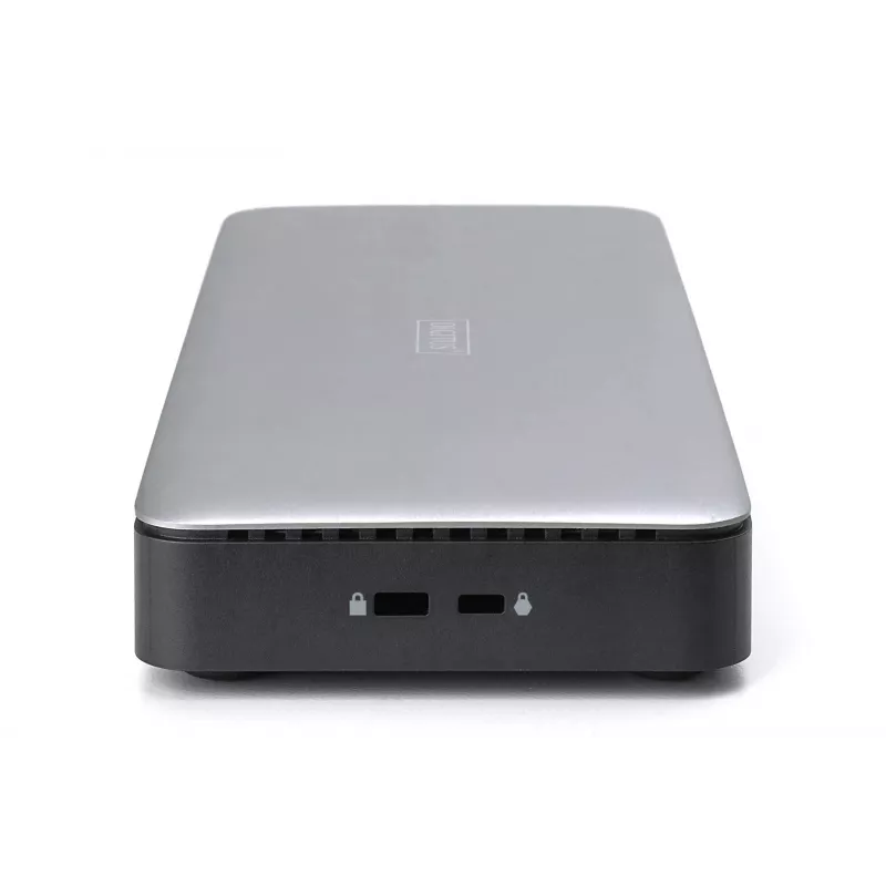 Digitus DA-70918 estação de acoplamento USB-C, 13 portas, 3x HDMI, 2x DP, 4x USB-A, 1x USB-C, RJ-45 1GbE, SD, áudio, 150 W