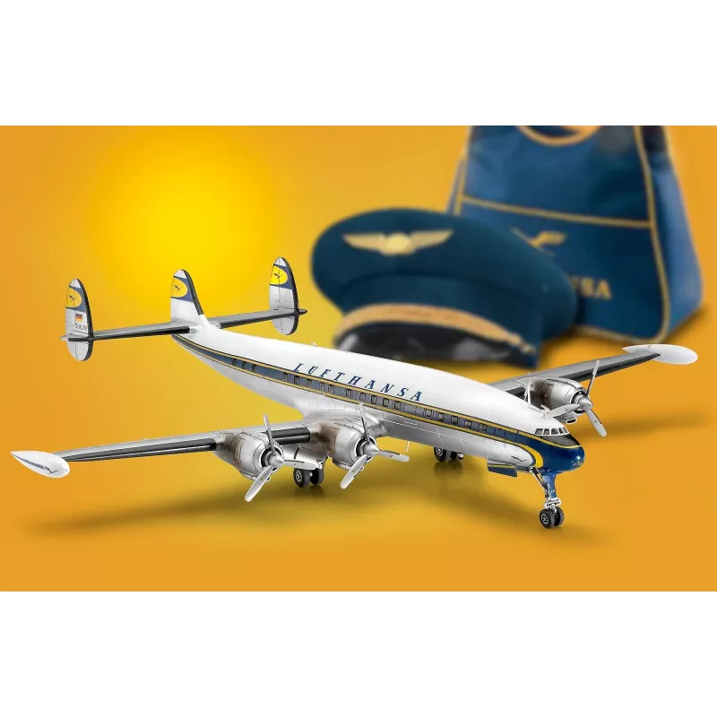 Maquete em plástico REVELL Lockheed L.1049G Super Constellation Lufthansa
