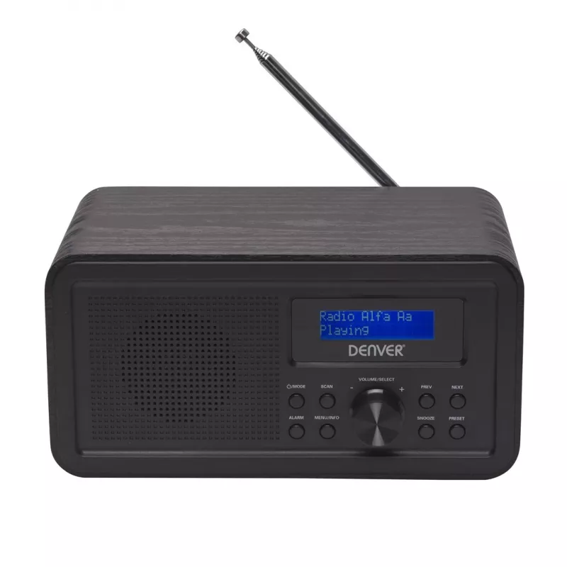 DENVER DAB-30 preto rádio pessoal