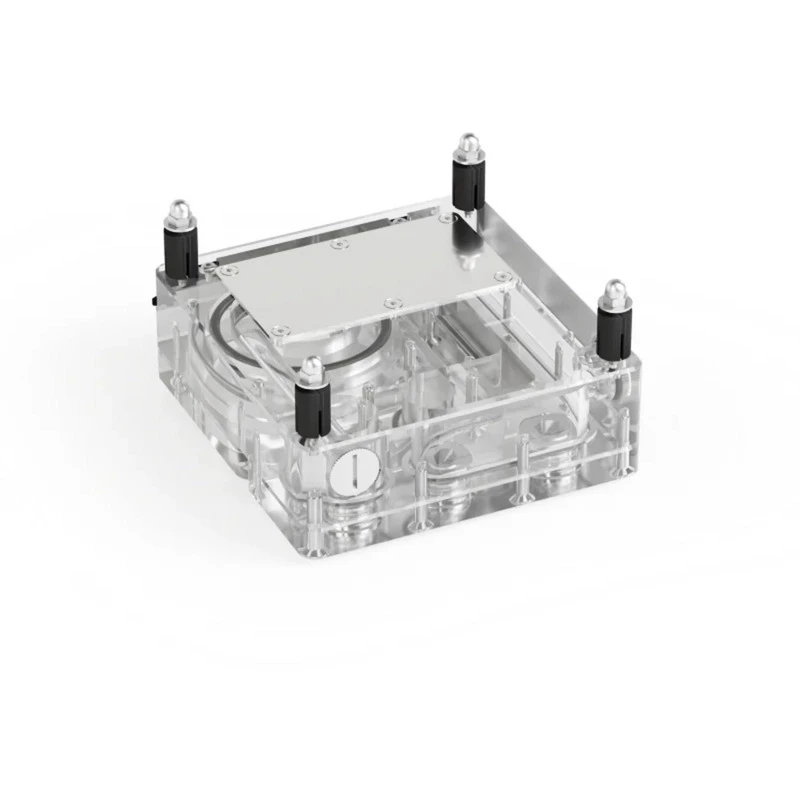 Depósito de compensação Alphacool Core 120mm VPP Apex — Alphacool 14561, depósito de compensação 120mm para integração de bombas VPP Apex