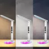 Candeeiro de mesa Hawk HW-LAMP03 branco RGB — candeeiro de secretária LED ajustável com iluminação RGB