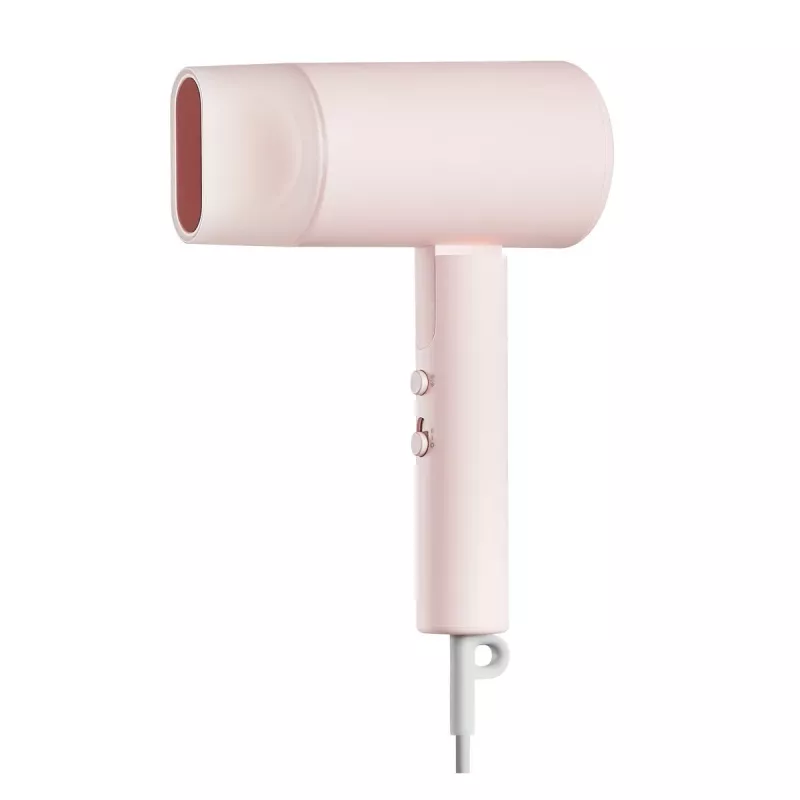 Secador de cabelo Xiaomi H101 1600 W, modelo de viagem dobrável, tecnologia de iões, 2 níveis de temperatura, cabo de 1,7 m, rosa