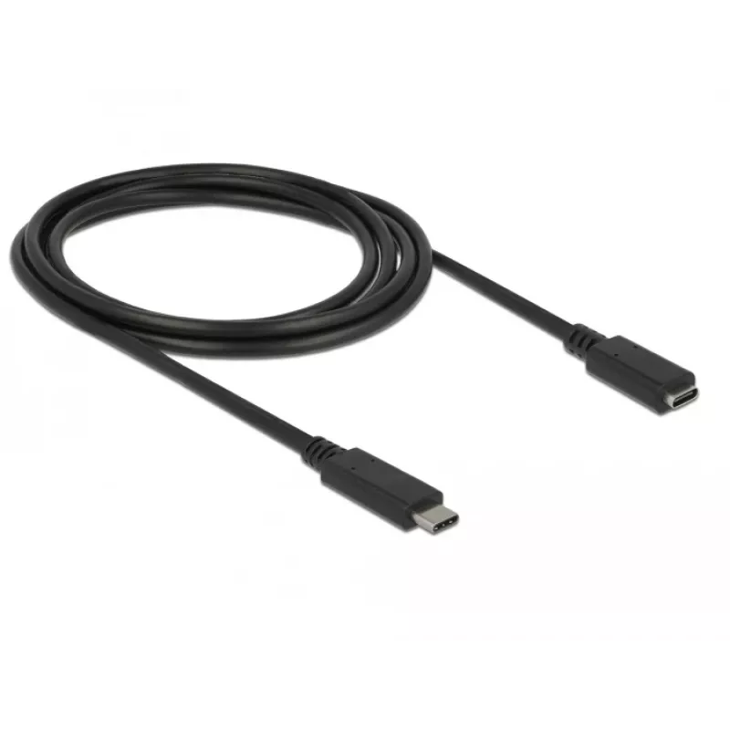 Cabo USB DeLOCK SuperSpeed USB 3.2 Gen 1 2 m USB-C preto