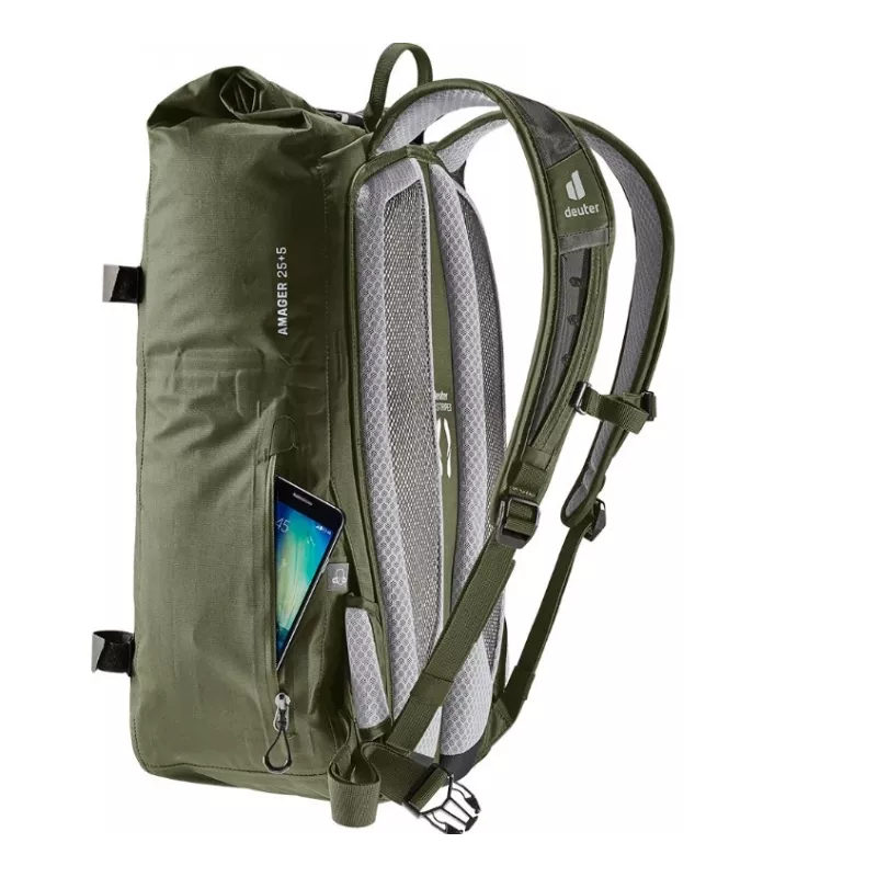 Mochila de bicicleta - Deuter Amager 25+5 grafite