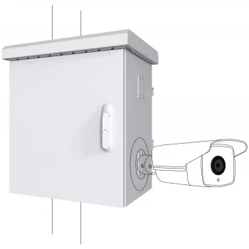 Lanview RCCTV004 armário rack 0U branco