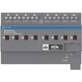 BUSCH-JAEGER SA-M-8.16.2.12 Atuador de comutação 8 vias 16A REG (2CDG510026R0021)