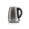 Chaleira elétrica ETA 1,2 L 2100 W, corpo em aço inoxidável, cinzento
