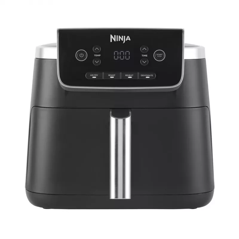 Fritadeira de ar quente Ninja AF140EU Single 4,7 L 1750 W preta, 4 programas, LCD, placa crocante