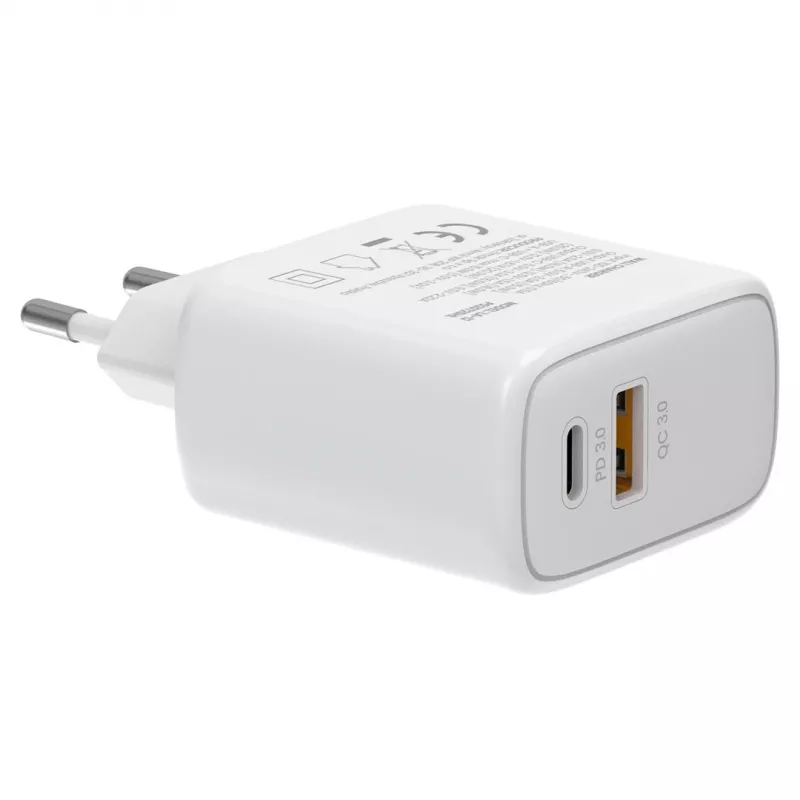Carregador para dispositivos móveis Savio LA-12 Universal Branco AC Carregamento rápido Interior