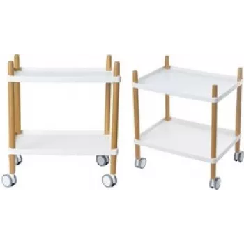 Carrinho de escritório Paperflow DDC.23.13 branco - carrinho de arrumação móvel para documentos e material de escritório