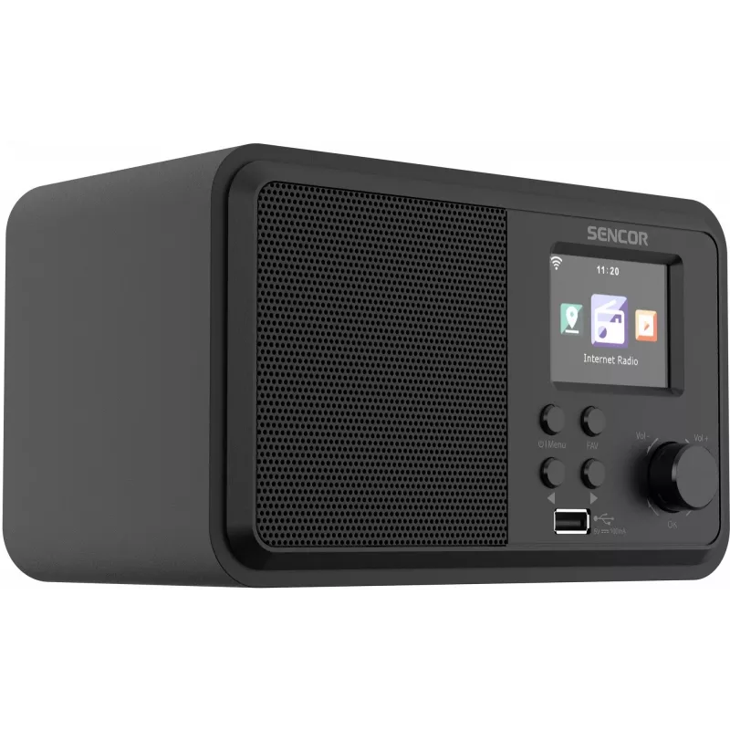 Rádio de mesa SENCOR SIR 5100WDB — 4 W, Wi‑Fi, FM
