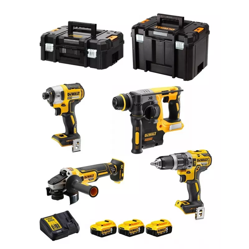 DeWalt DCK422P3T-QW kit combo de 18 V, 3 baterias de 5 Ah