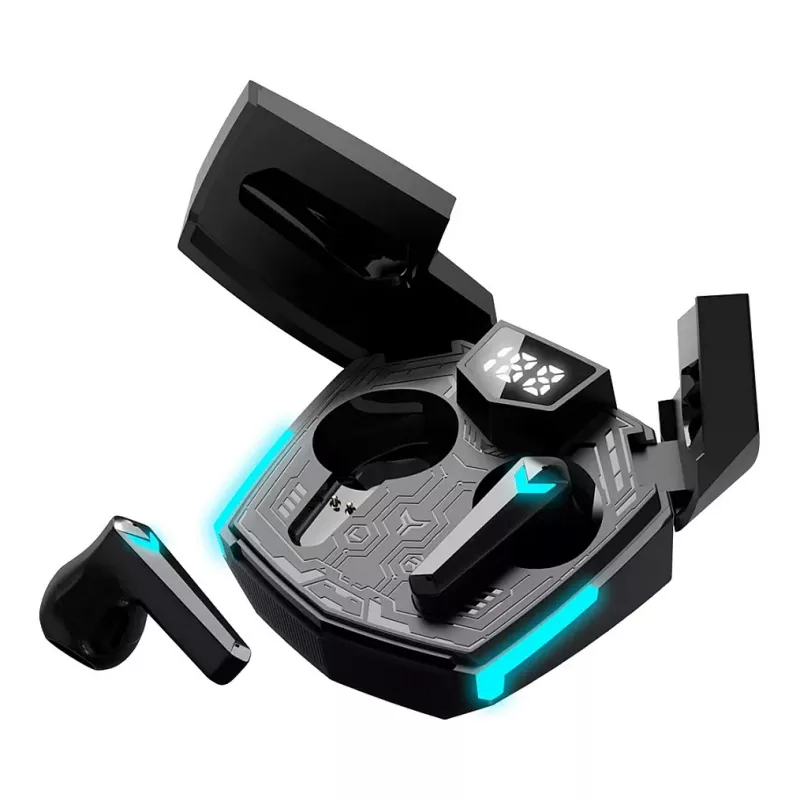 Auscultadores Canyon GTWS-2 sem fios Ear-Hook Gaming USB Type-C Bluetooth com dock de carregamento Preto (CND-GTWS2B)