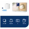 Papel higiénico Tork Premium Extra Soft Conventional T4 — rolos de 4 folhas 9,7 cm x 19,1 m, pacote de 6