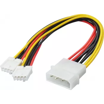 Cabo de fonte de alimentação ShiverPeaks 78234-HQ, comprimento 13,30 cm