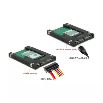 Adaptador interno SATA USB 2.0 DeLOCK 62853