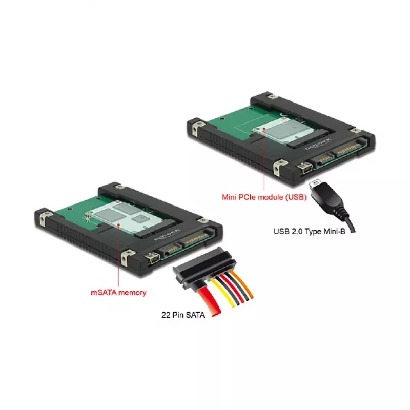 Adaptador interno SATA USB 2.0 DeLOCK 62853
