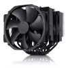 Dissipador de CPU Noctua NH-D15 Chromax Pure preto com duas ventoinhas de 140 mm