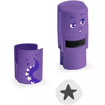 Carimbo redondo Colop 156695 violeta para crianças