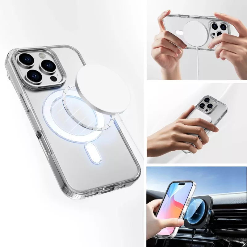 Carregador de interior 4smarts 541178 transparente branco carregamento rápido USB Type-C