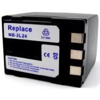 Bateria extra digital NB-2L24, Li-Ion 7,4V 1200mAh para câmaras Canon