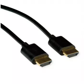 Cabo HDMI High Speed com Ethernet Slim ST-ST preto 1,5 m 11.04 - Cabo - Digital/Display/Vídeo