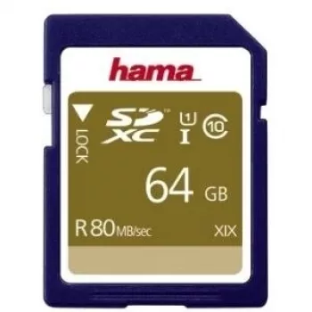 Hama 00124136 cartão de memória 64 GB SDXC UHS-I Class 10
