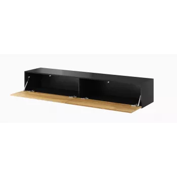 Suporte de TV para cama VIGO '180' 30/180/40 preto/carvalho wotan