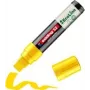 Marcador Edding 52 EcoLine amarelo 4,0–15,0 mm — marcador permanente com ponta chanfrada, recarregável