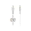Belkin BOOST CHARGE - Cabo Lightning - USB-C macho de 24 pinos para Lightning macho - 1 m - branco - para Apple iPad/iPhone/iPod (Lightning)