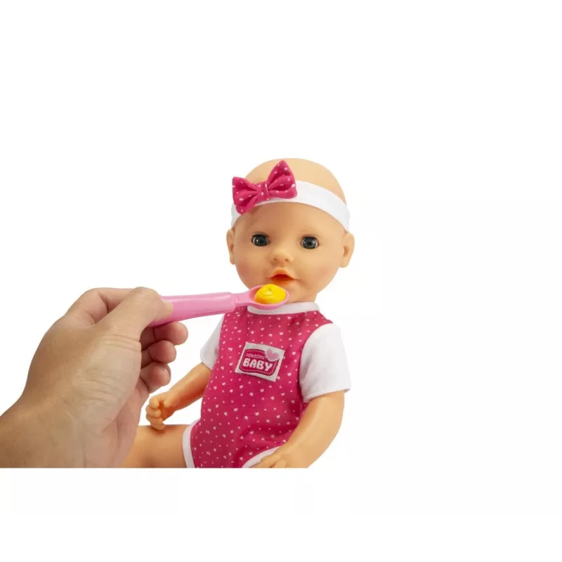 Boneca SIMBA New Born Baby Hungry Baby 38 cm – boneca bebé realista, 38 cm