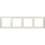 Jung Moldura 4 módulos LS 990 creme-branco LS984W (LS984W)