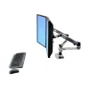 Braço ERGOTRON LX Dual Side-by-Side prateado alumínio polido