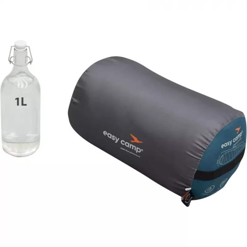 Saco-cama easy camp Raven I Mummy 5 °C petróleo (modelo 2025)