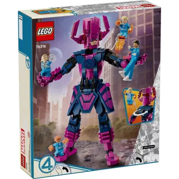 LEGO Conjunto Marvel Super Heroes 76316 — Quarteto Fantástico: Conjunto de minifiguras Galactus, 427 peças, 4 minifiguras, idade 9+