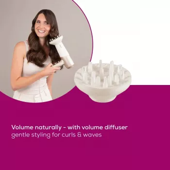 Beurer HC 70 ICONIC Pro secador de cabelo, 2100 W, iónico, 3 temperaturas / 2 velocidades, dourado