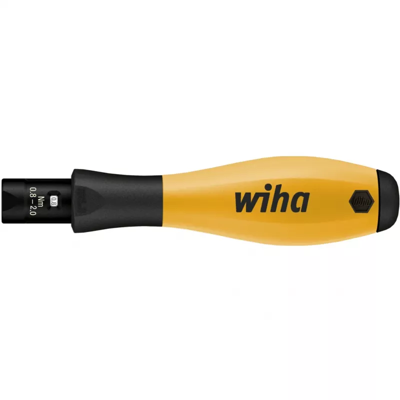 Chave de fendas dinamométrica ESD Wiha TorqueVario-S 0,8 - 2 Nm DIN EN 61340-5-1, DIN EN ISO 6789, DIN EN 26789 (26866)