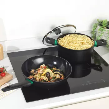 Frigideira Russell Hobbs 26 cm Verde Thermocollar RH03277EU7 — antiaderente, 26 cm