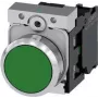 Siemens 3SU1150-0AB40-1BA0 indicador de posição elétrico preto, verde, prateado