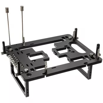 Bancada de testes Streacom BC1 Mini V2 preta – chassis compacto de arrefecimento passivo open-frame