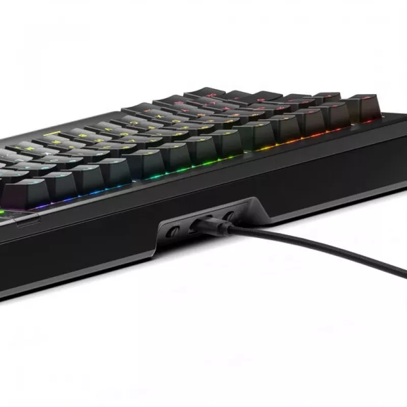 GLORIOUS GMMK 3 Pro – Teclado mecânico 75%, pré-montado, ISO (DE), interruptores Fox, preto