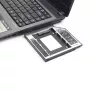 Gembird MF-95-01 Moldura de montagem fina para unidade de 2,5 polegadas em baia de 5,25 polegadas