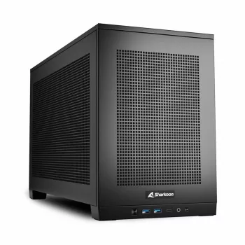 Caixa para computador Sharkoon REBEL C20 RGB ITX preto