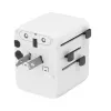 Fonte de alimentação de viagem GEMBIRD TPA-1A2C20-01-W — 20 W, USB-A (18 W) + 2× USB-C (20 W), ficha tipo E, branco