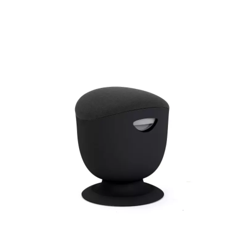 Banco de equilíbrio ergonómico Up Up Seul preto, D48 tecido preto (cinzento-escuro)
