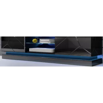 Perfil de luz LED cama meble QIU 160, sobrepor, luz azul, corrente alternada, 1 unid.