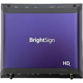 Leitor de sinalização digital BrightSign HD226 — leitor de media 1080p compacto para aplicações de sinalização
