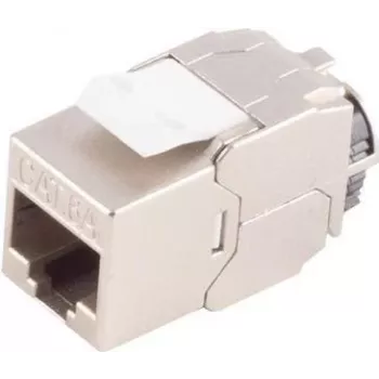 Keystone Jack ShiverPeaks Cat. 6A STP Toolless BS08-10032, conector de rede RJ45